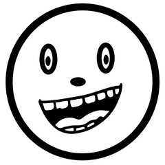 Fototapeta premium People face emotion icon sign symbol design