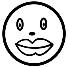 People face emotion icon sign symbol design