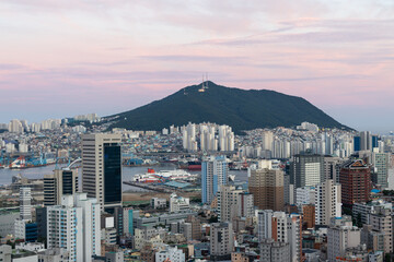 Fototapeta premium city skyline at night