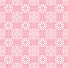 Seamless Background Retro Garden Nature Aboriginal Floral Damask Traditional Pattern Art