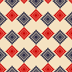 Tribal southwestern native american navajo seamless pattern