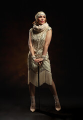 Full length portrait of a confident fifty year old woman