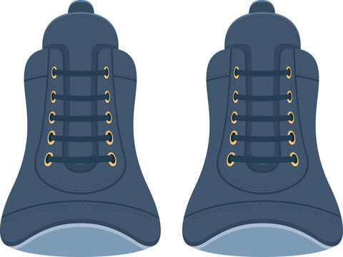 Boxing Shoes Clipart Design Illustration