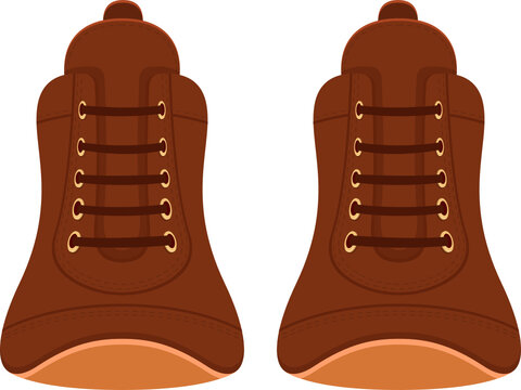 Boxing shoes clipart design illustration