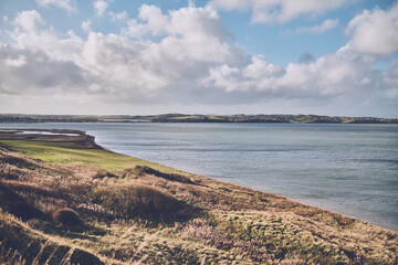 View over the Limfjord in Denmark. High quality photo