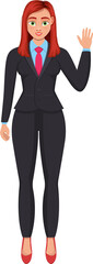 Business woman clipart design illustration