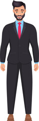 Businessman clipart design illustration