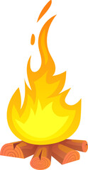 Cam fire clipart design illustration