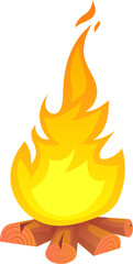 Cam fire clipart design illustration