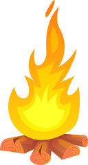 Cam fire clipart design illustration