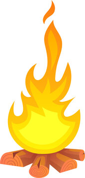 Cam fire clipart design illustration