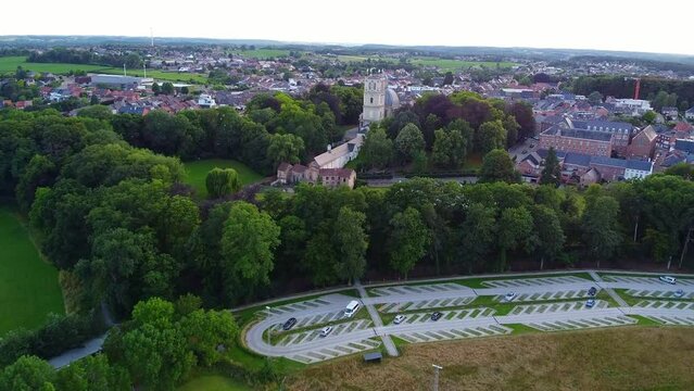 The small city of Scherpenheuvel in Belgium.