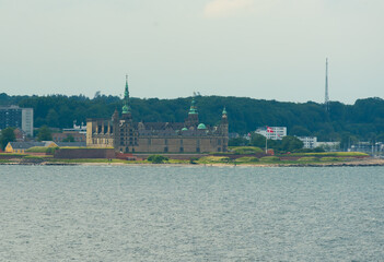 Naklejka premium Kronborg Castle, also known as the Castle of Hamlet, Elsinore located in Denmark