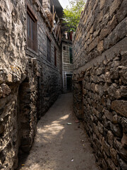 street in the old village of region