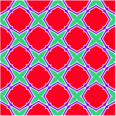 Fototapeta premium Abstract ethnic rug ornamental seamless pattern.Perfect for fashion, textile design, cute themed fabric, on wall paper, wrapping paper, fabrics and home decor.