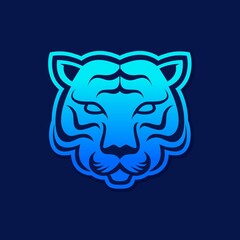 Tiger Head Logo Design, Gaming e-sport Icon