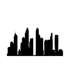 Black solid icon for Skyline
