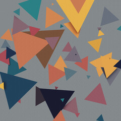 Coloured geometric pattern background illustration