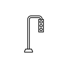 traffic light icon flat style trendy stylist simple