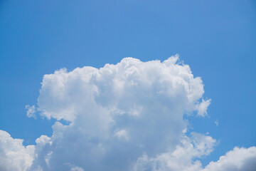 Clouds in blue sky, Nature background