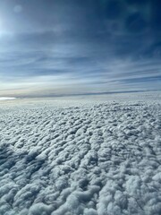 clouds over the sea