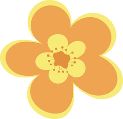 Flowers clipart design illustration