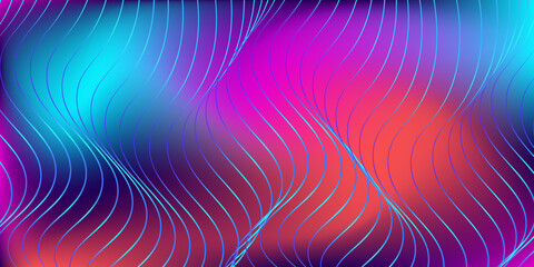 Spiral lines on a gradient background. Abstract background. Bright cover.