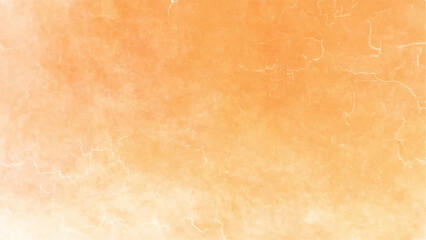 Fototapeta na wymiar Orange watercolor background for textures backgrounds and web banners design