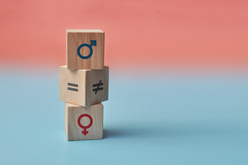Equality and non-equality between men and women. Gender equality and tolerance