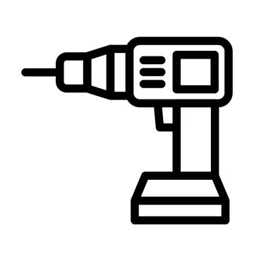 recommend clip art: Driller Icon Design