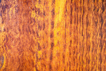 aged rustic and vintage golden brown interior wood. backdrop and background concept.