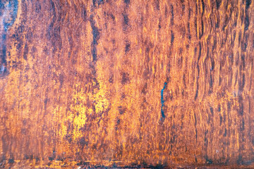 aged rustic and vintage golden brown interior wood. backdrop and background concept.