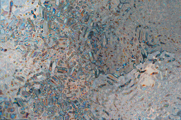 Abstract multicolored glowing liquid background.