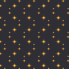The magic pattern of stars on a dark background.