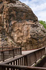 Ivriz Relief-Hitite Monument. King Warpalawas and Fertility God. Konya, Eregli.
