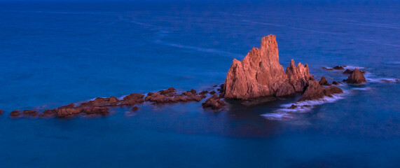 Las Sirenas Reef, Cala de las Sirenas, Cabo de Gata-Níjar Natural Park, UNESCO Biosphere Reserve,...