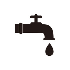 water faucet icon vector illustration sign	
