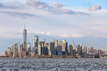 panoramic views of the New York City Manhattan