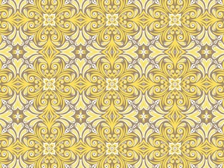 Ornament paisley Bandana Print. Seamless pattern based on ornament paisley Print. Silk neck scarf or kerchief square pattern design. Best motive for print on fabric or papper. Digital art illustration