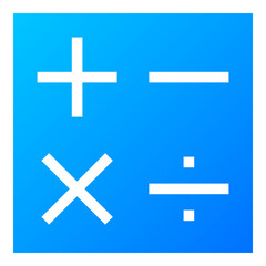 Obraz premium math icon illustration