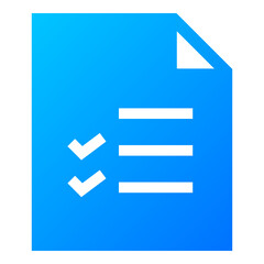 Obraz premium exam paper icon illustration