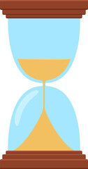 Hourglass clipart design illustration