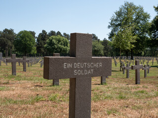 German military cemetery in Ysselsteyn, The Netherlands. Second World War Cemetery