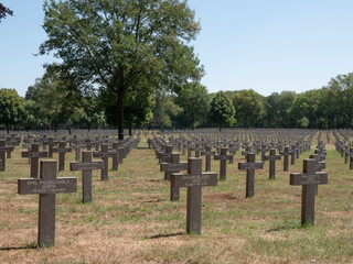 German military cemetery in Ysselsteyn, The Netherlands. Second World War Cemetery