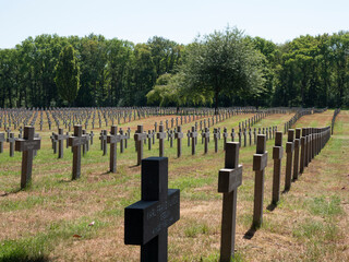 German military cemetery in Ysselsteyn, The Netherlands. Second World War Cemetery