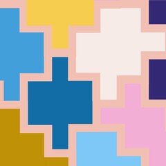 Abstract  geometric mulitcolored background design 
