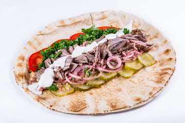 Shawarma with veal