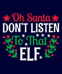 Christmas Quotes T-shirt Design Vector