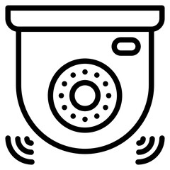 security camera Icon Illustration