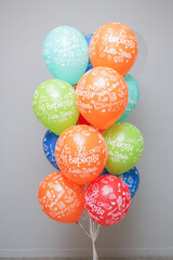 holiday decoration with balloons